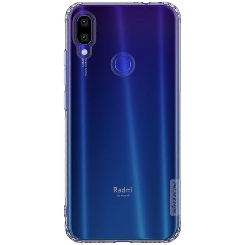 Skal Xiaomi Redmi Note 7 Grå Transparent Nillkin
