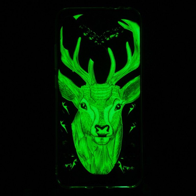 Skal Xiaomi Redmi Note 7 Mobilskal Fluorescerande Majestätisk Hjort