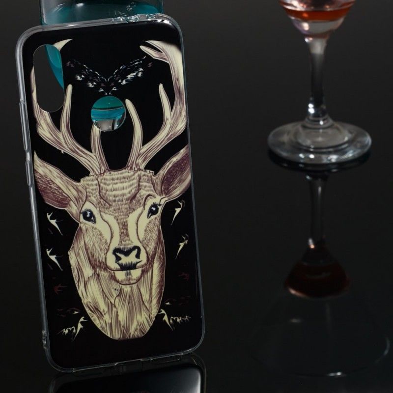 Skal Xiaomi Redmi Note 7 Mobilskal Fluorescerande Majestätisk Hjort