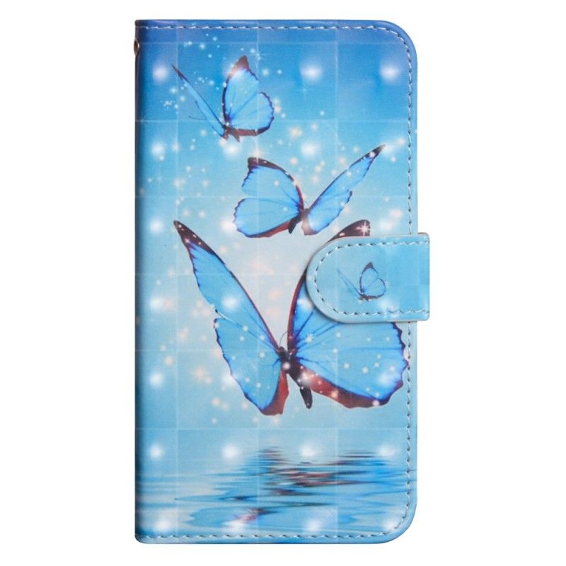Skyddsfodral Xiaomi Redmi Note 7 Flygande Blå Fjärilar