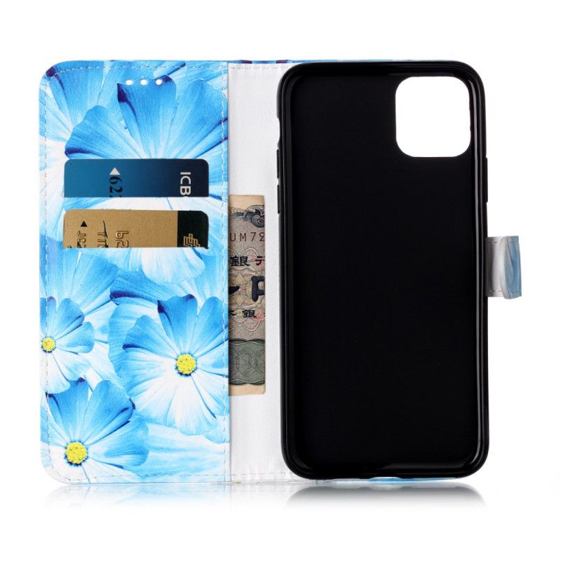 Fodral iPhone 11 Pro Max Svart Blommig Upptäckt