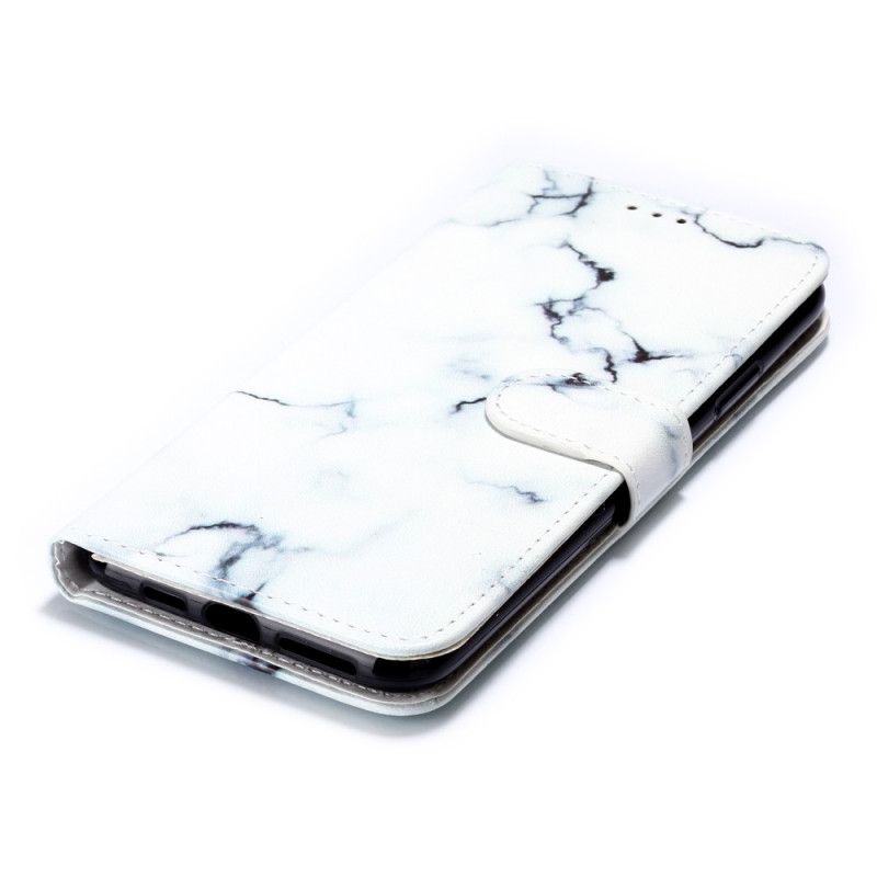 Läderfodral iPhone 11 Pro Max Svart Mobilskal Marmor