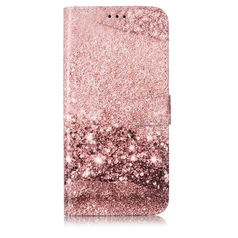 Läderfodral iPhone 11 Pro Max Svart Mobilskal Marmor