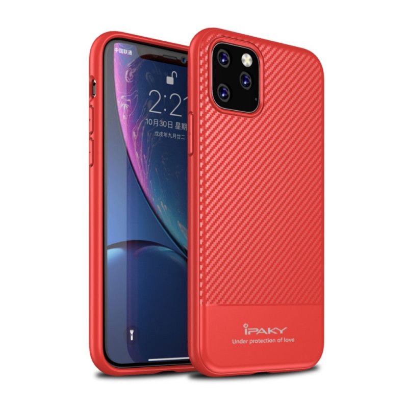 Skal för iPhone 11 Pro Max Svart Ipaky Kolfiber