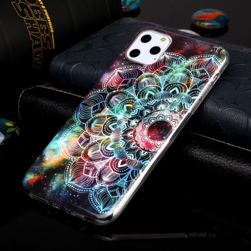 Skal iPhone 11 Pro Max Fluorescerande Blommor