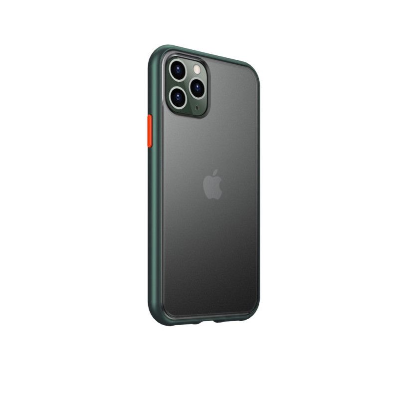Skal iPhone 11 Pro Max Röd Mobilskal Hybridfärgade Knoppar