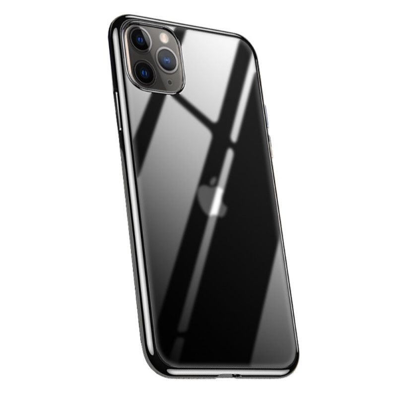 Skal iPhone 11 Pro Max Svart Genomskinliga Sulada Metallstilkanter