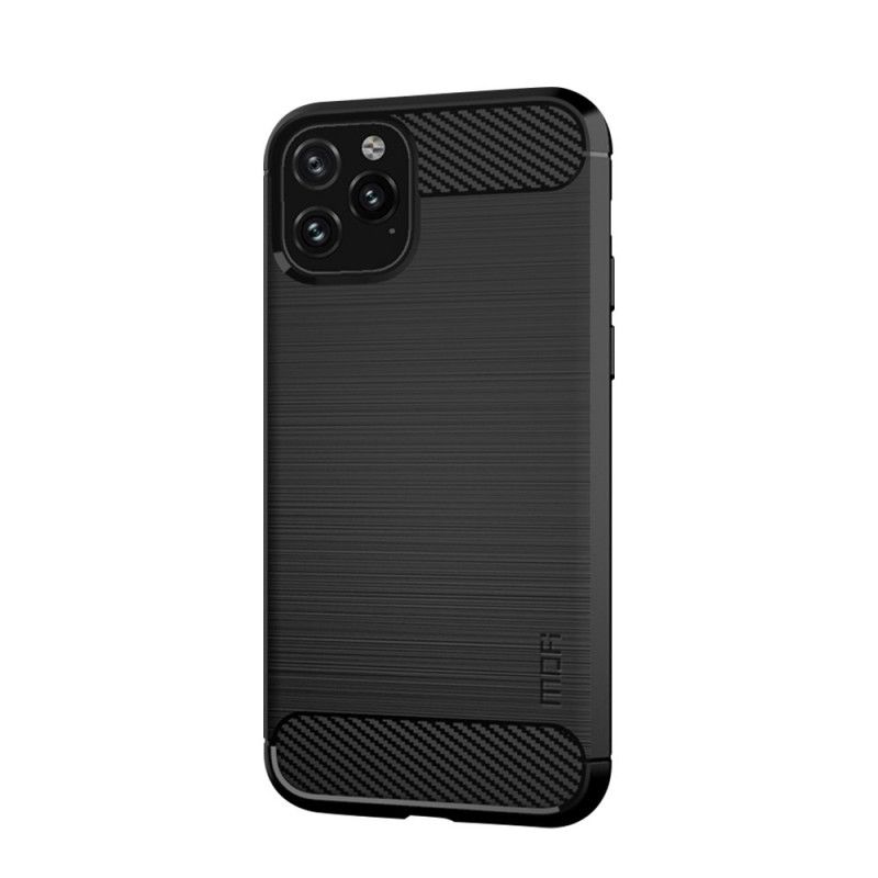 Skal iPhone 11 Pro Max Svart Mofi-Borstat Kolfiber