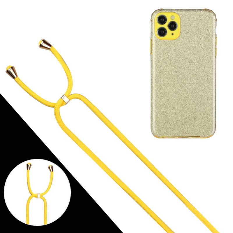 Skal iPhone 11 Pro Max Svart Paljetter Med Sladd