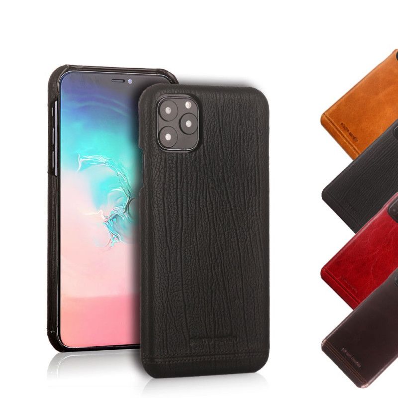 Skal iPhone 11 Pro Max Svart Pierre Cardin I Äkta Läder