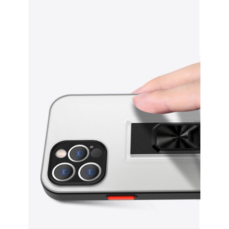 Skal iPhone 11 Pro Max Svart Vertikalt Och Horisontellt Avtagbart Stöd