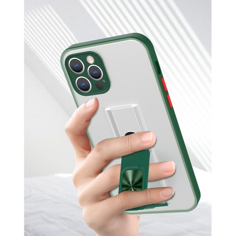 Skal iPhone 11 Pro Max Svart Vertikalt Och Horisontellt Avtagbart Stöd