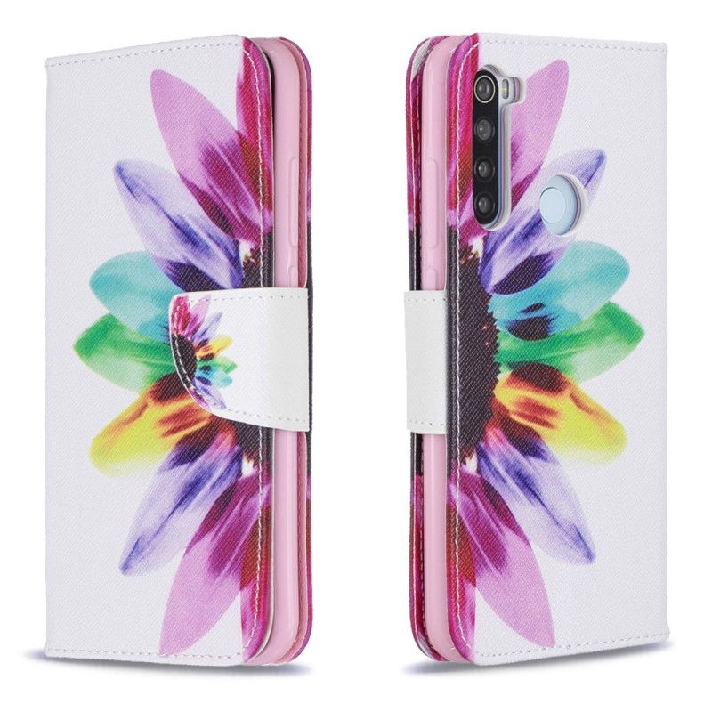 Fodral för Xiaomi Redmi Note 8 Akvarellblomma