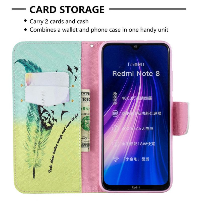 Fodral för Xiaomi Redmi Note 8 Lär Dig Att Flyga
