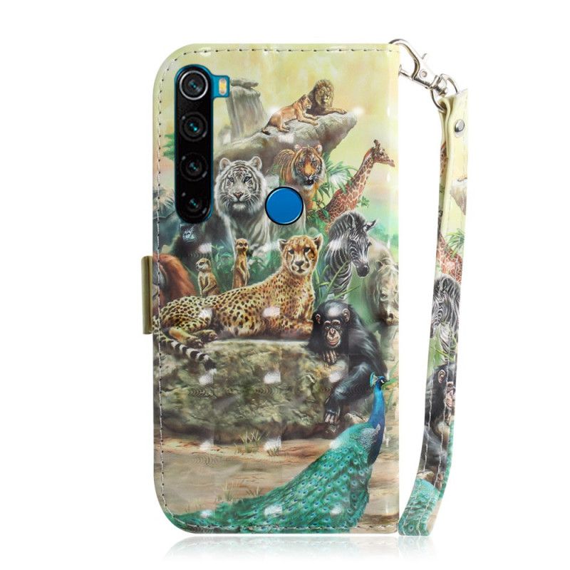 Fodral Xiaomi Redmi Note 8 Thong Safari Djur