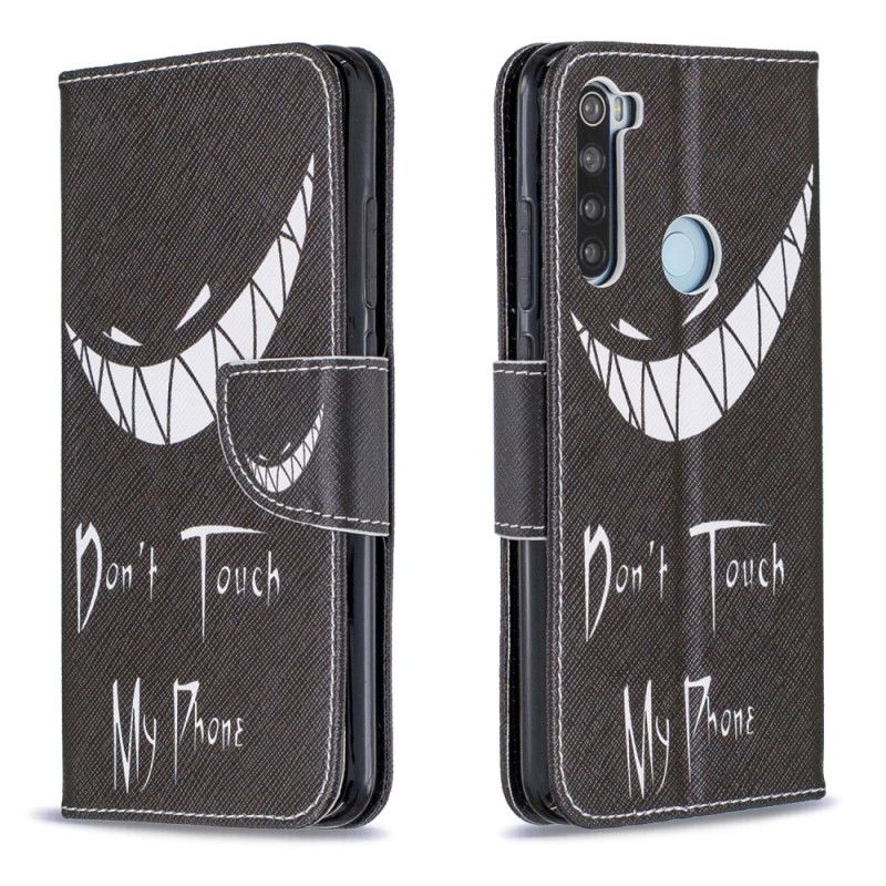 Läderfodral Xiaomi Redmi Note 8 Mobilskal Djävulstelefon