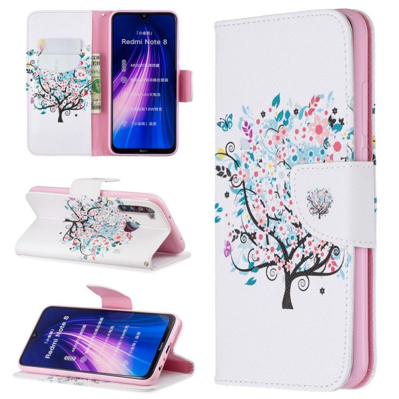 Skyddsfodral Xiaomi Redmi Note 8 Blommat Träd