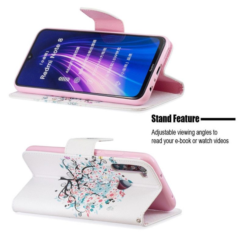 Skyddsfodral Xiaomi Redmi Note 8 Blommat Träd