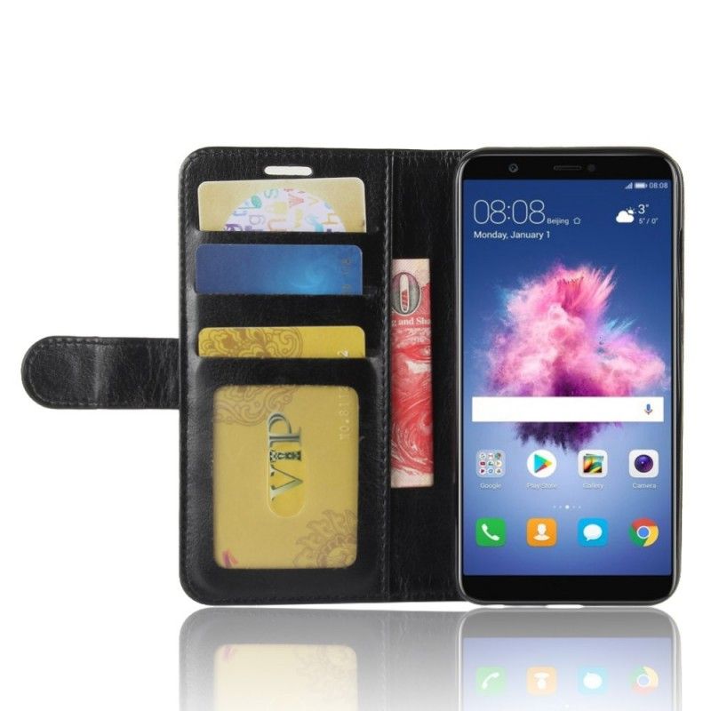 Fodral för Huawei P Smart Svart Lädereffekt