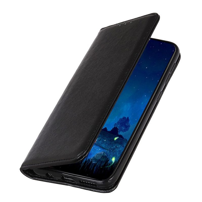 Folio-fodral Samsung Galaxy A10s Svart Delad Läderstil