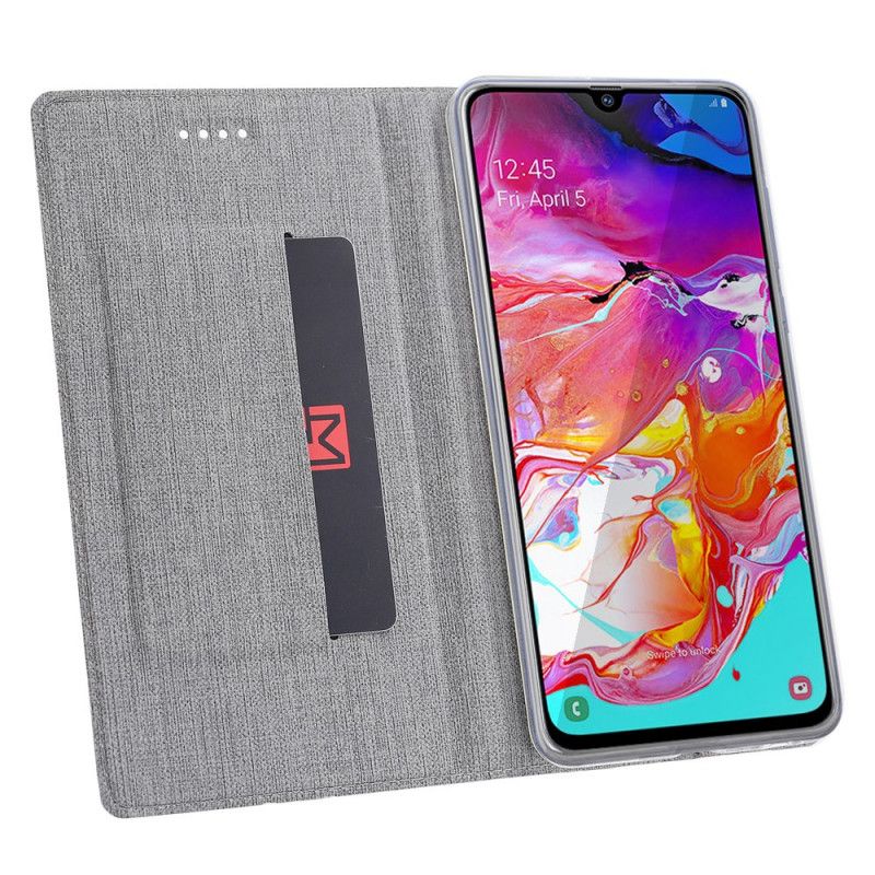 Folio-fodral Samsung Galaxy A10s Svart Texturerat