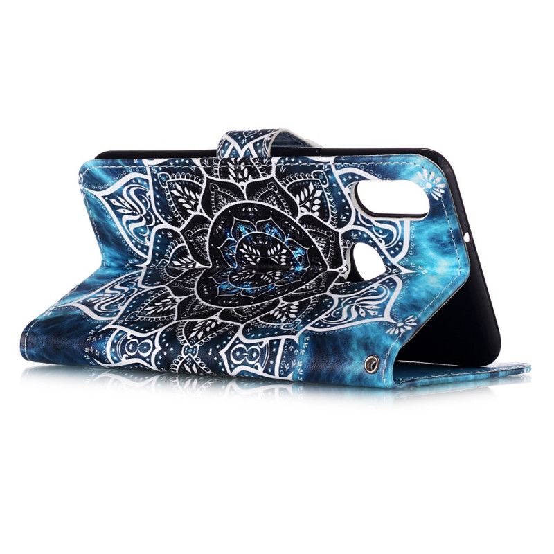 Läderfodral Samsung Galaxy A10s Mobilskal Mandala På Himlen