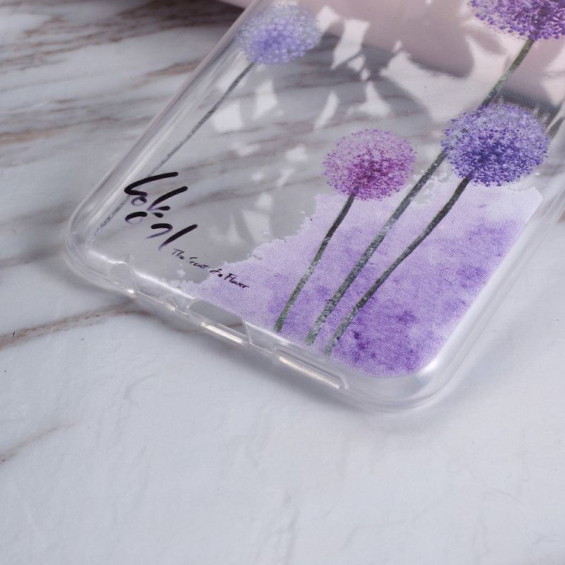 Skal för Samsung Galaxy A10s Transparent Färgade Maskrosor
