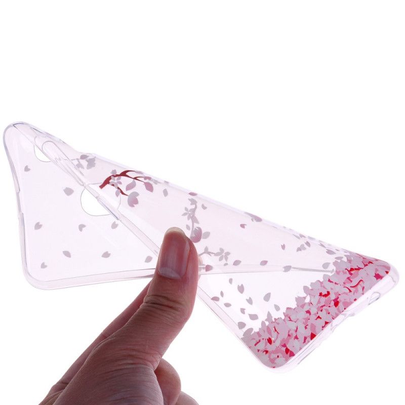 Skal Samsung Galaxy A10s Mobilskal Kronblad Och Katt