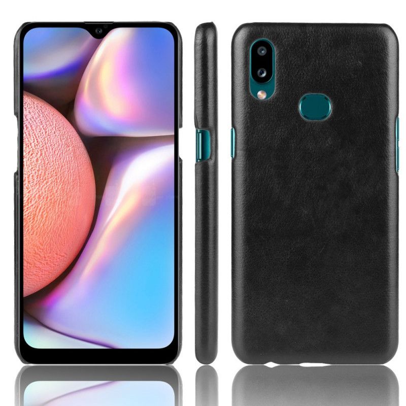 Skal Samsung Galaxy A10s Svart Läderstil