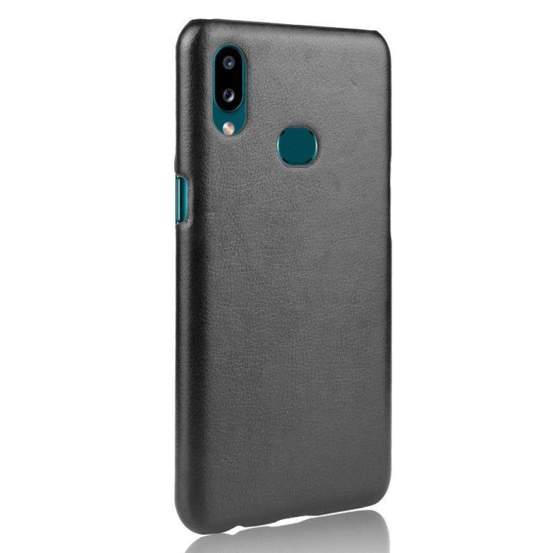 Skal Samsung Galaxy A10s Svart Läderstil