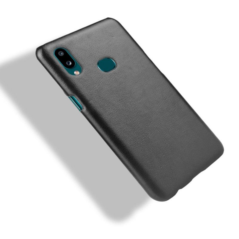 Skal Samsung Galaxy A10s Svart Läderstil