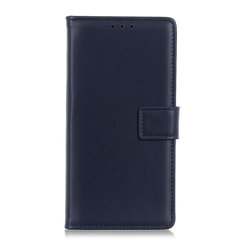Fodral Huawei P40 Lite E / Y7p Svart Enkelt Konstläder