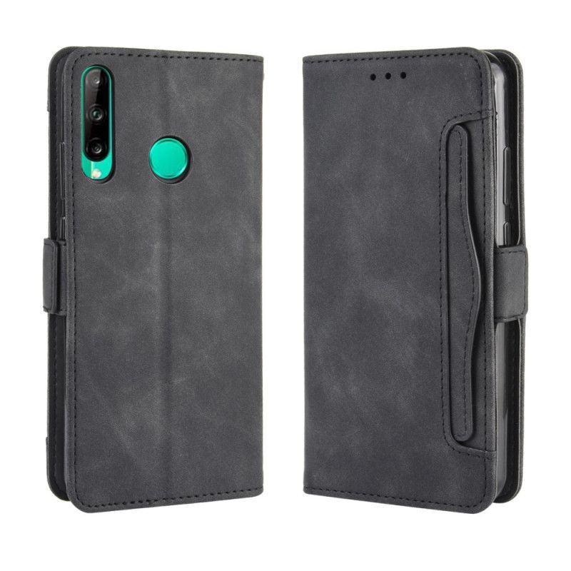 Fodral Huawei P40 Lite E / Y7p Svart Förstklassigt Multikort