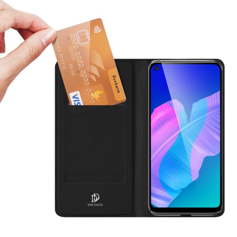 Folio-fodral Huawei P40 Lite E / Y7p Svart Pro Dux Ducis Hud