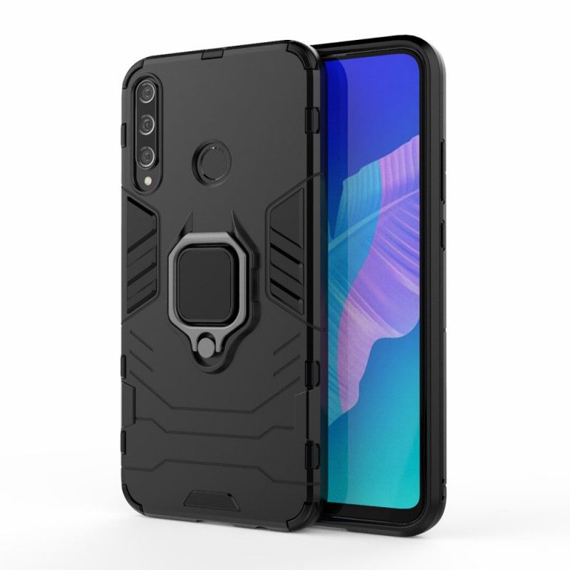 Skal för Huawei P40 Lite E / Y7p Svart Resistent Ring