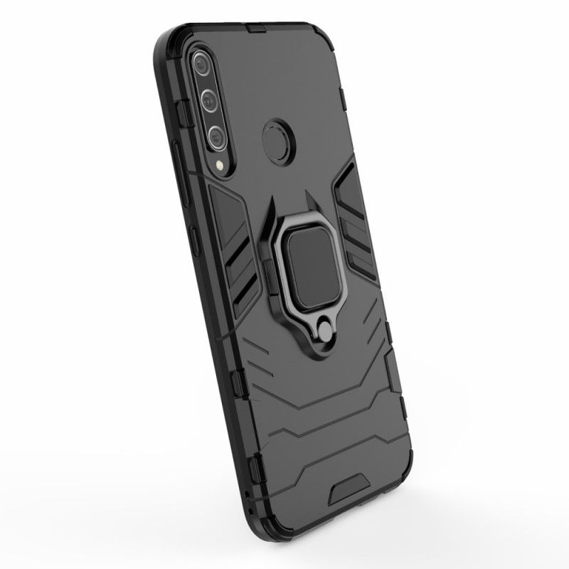 Skal för Huawei P40 Lite E / Y7p Svart Resistent Ring