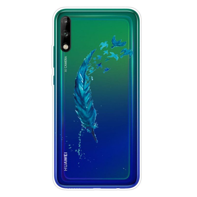 Skal för Huawei P40 Lite E / Y7p Vacker Fjäder