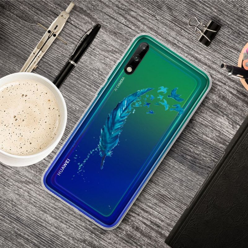Skal för Huawei P40 Lite E / Y7p Vacker Fjäder