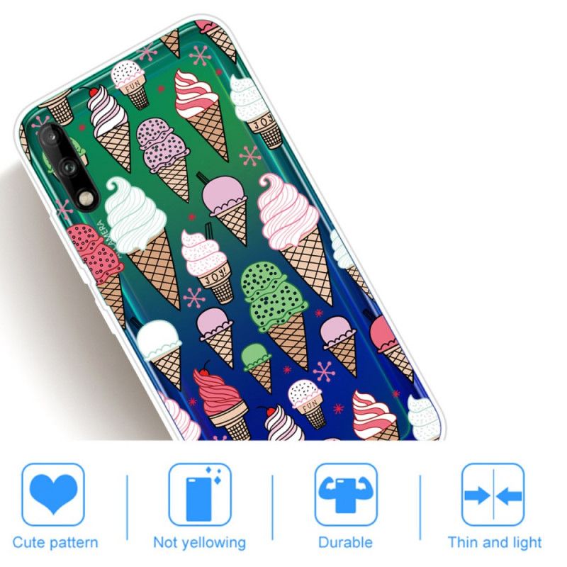Skal Huawei P40 Lite E / Y7p Färgad Gräddglass