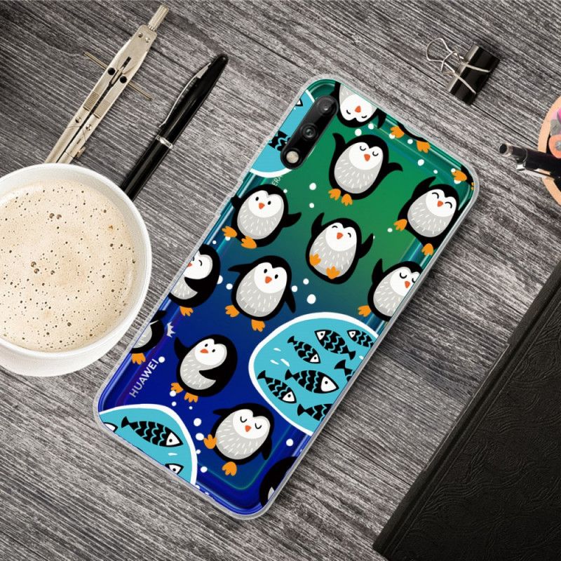 Skal Huawei P40 Lite E / Y7p Mobilskal Pingviner Och Fiskar