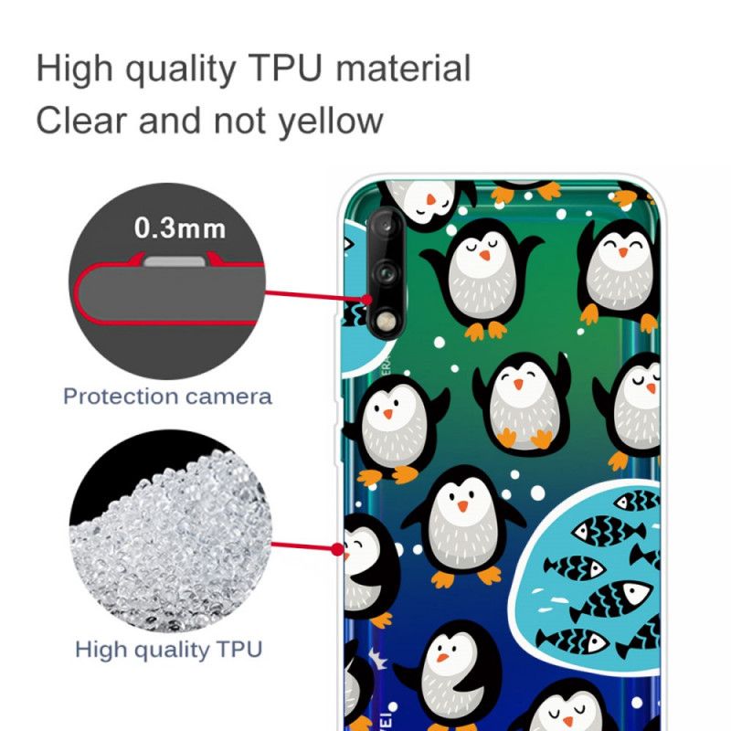 Skal Huawei P40 Lite E / Y7p Mobilskal Pingviner Och Fiskar