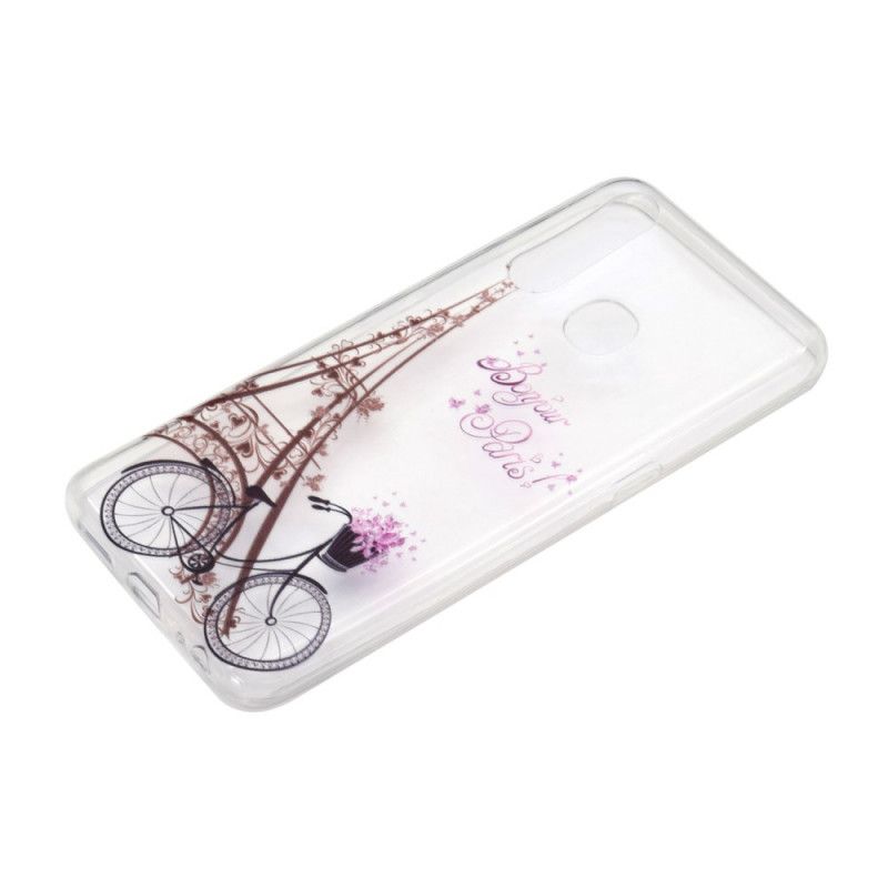 Skal Huawei P40 Lite E / Y7p Mobilskal Transparent Hej Paris
