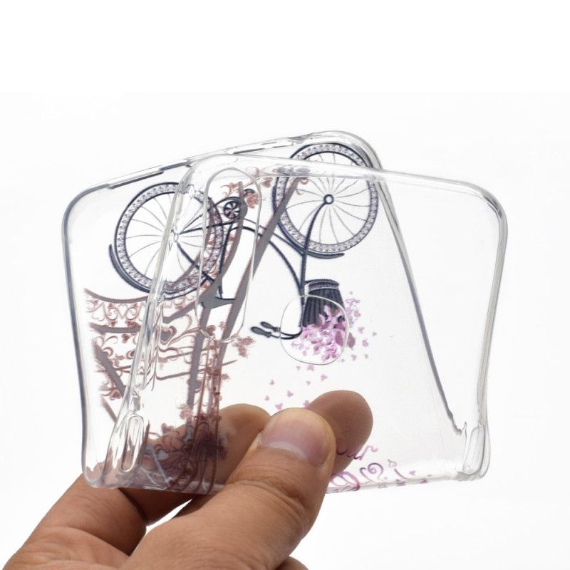 Skal Huawei P40 Lite E / Y7p Mobilskal Transparent Hej Paris