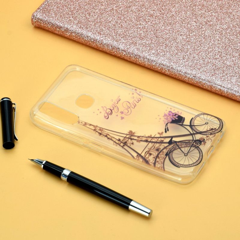Skal Huawei P40 Lite E / Y7p Mobilskal Transparent Hej Paris