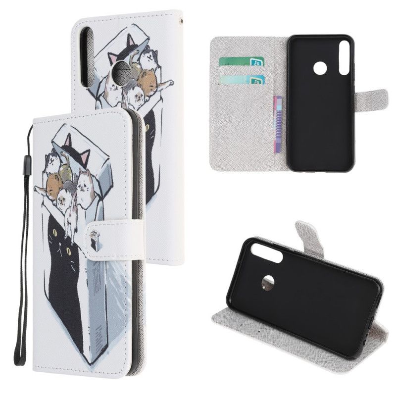Skyddsfodral Huawei P40 Lite E / Y7p Leverans Av Stringkatter