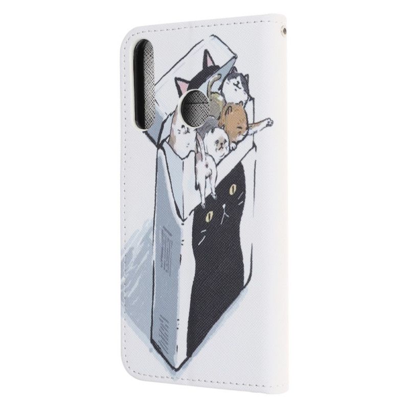 Skyddsfodral Huawei P40 Lite E / Y7p Leverans Av Stringkatter
