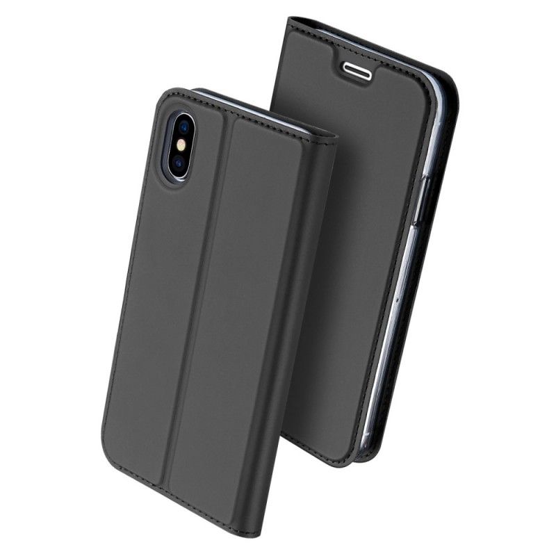 Folio-fodral iPhone X Svart Harmonisk