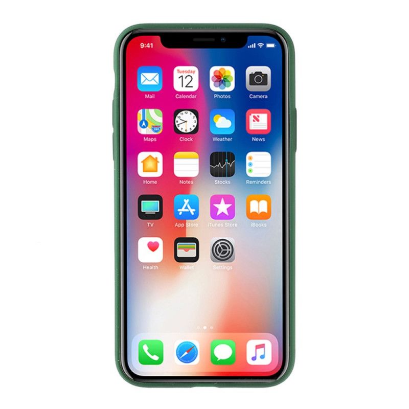 Skal för iPhone X Vit Genomskinliga Silikonfärger