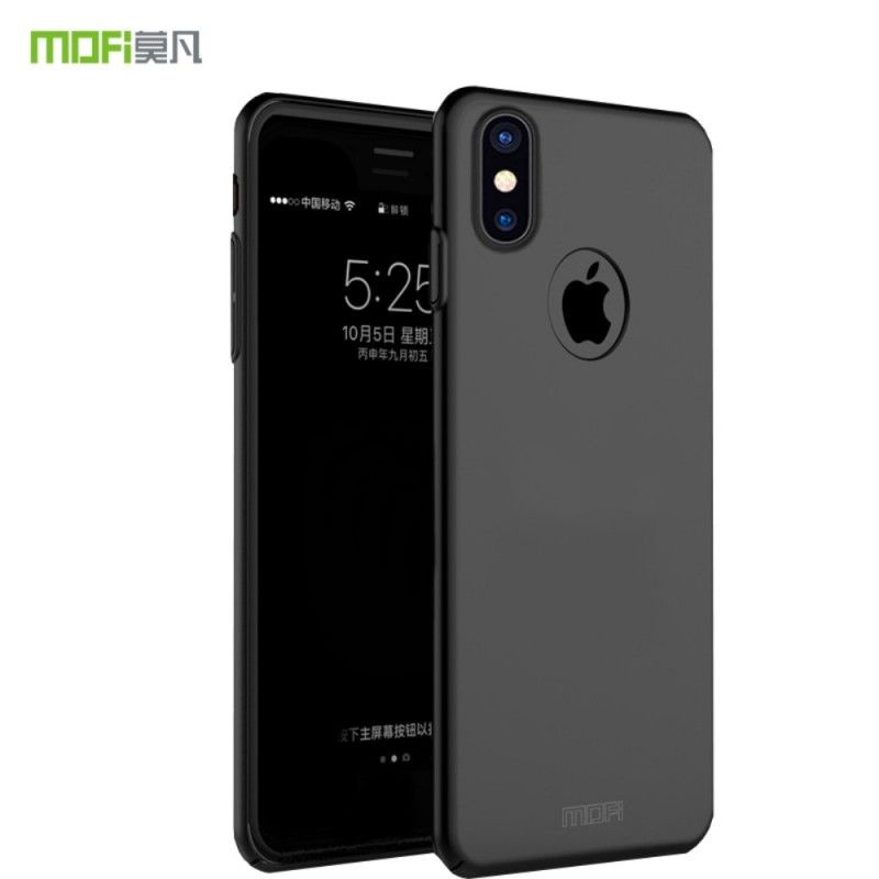 Skal iPhone X Svart Mofi Slim Touch