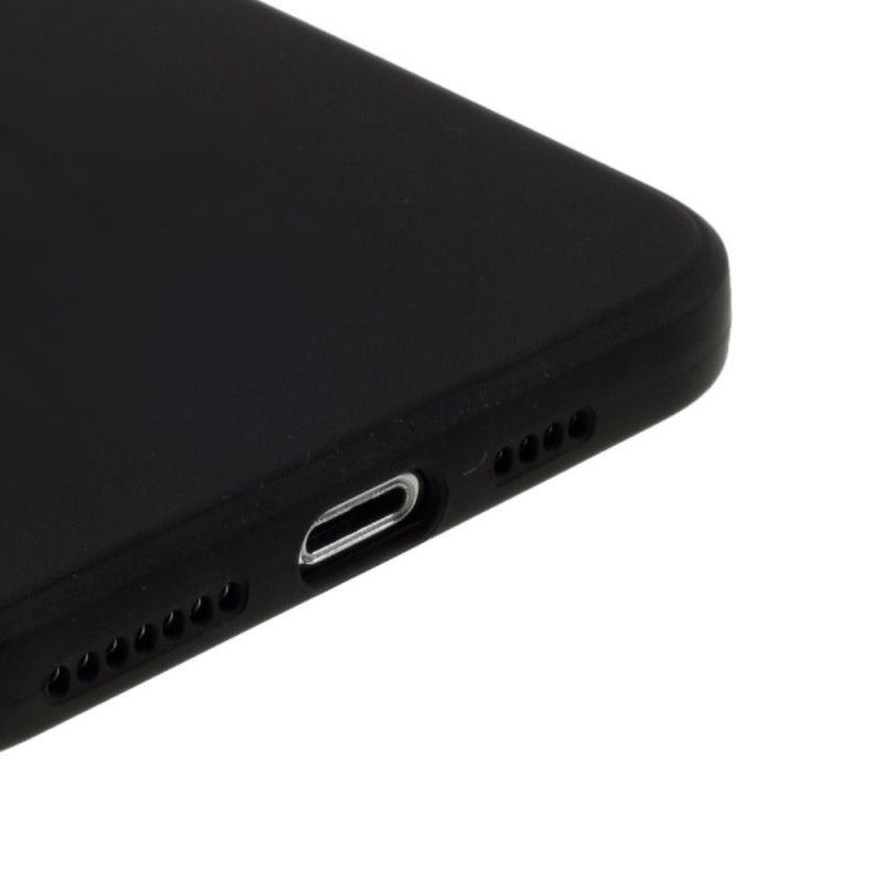 Skal iPhone X Svart Stel Mattsilikon